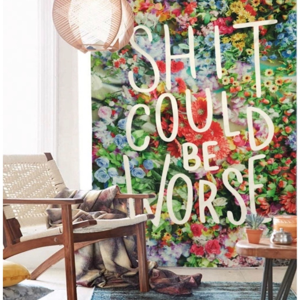Bright Floral Tapestry